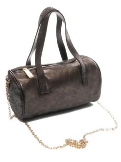 ANNA VIRGILI CYLINDER Borsa A Bauletto In Pelle Con Tracolla