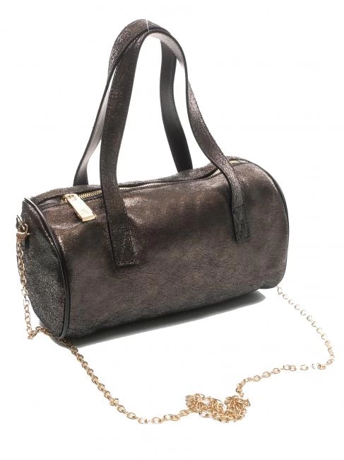 ANNA VIRGILI CYLINDER Borsa A Bauletto In Pelle Con Tracolla 3 ANNA VIRGILI CYLINDER Borsa A Bauletto In Pelle Con Tracolla