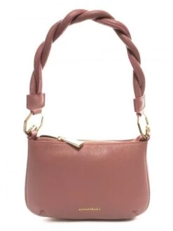 ANNA VIRGILI HUG Borsa A Spalla In Pelle 5 ANNA VIRGILI HUG Borsa A Spalla In Pelle -Borse Sconto anna virgili hug borsa a spalla in pelle rose 8054320048503 1