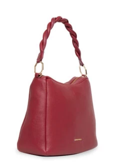 ANNA VIRGILI HUG TOSCA Sacca A Spalla Con Tracolla, In Pelle -Borse Sconto anna virgili hug tosca sacca a spalla con tracolla in pelle rosso 8054141088795 1