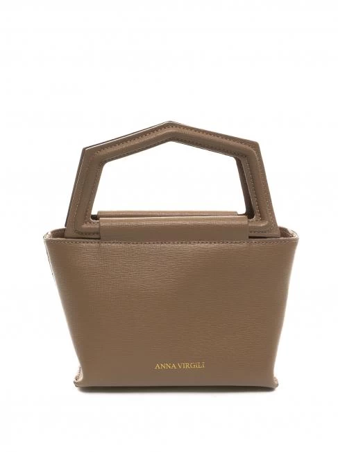 ANNA VIRGILI SQUARE Borsa A Mano In Pelle Saffiano 4 ANNA VIRGILI SQUARE Borsa A Mano In Pelle Saffiano - immagine 2