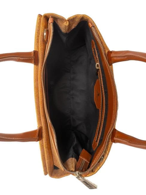 ANNA VIRGILI STRIPES Borsa A Mano In Pelle Laminata 5 ANNA VIRGILI STRIPES Borsa A Mano In Pelle Laminata - immagine 3