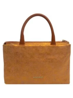 ANNA VIRGILI STRIPES Borsa A Mano In Pelle Laminata