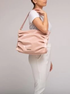 ANNA VIRGILI WAVES Borsa A Spalla Pelle -Borse Sconto anna virgili waves borsa a spalla pelle rose 8052462558607 4