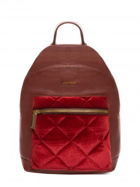 ANNA VIRGILI WORLD NEW GAIA Zaino In Pelle Con Tasca 4 ANNA VIRGILI WORLD NEW GAIA Zaino In Pelle Con Tasca - immagine 2