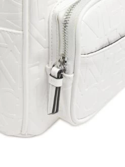 ARMANI EXCHANGE LOGO ALL OVER Zaino Con Tasca -Borse Sconto armani exchange logo all over zaino con tasca bianco 8053616861567 2