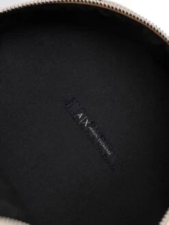 ARMANI EXCHANGE LOGO ALL OVER Zaino Con Tasca -Borse Sconto armani exchange logo all over zaino con tasca bianco 8053616861567 4