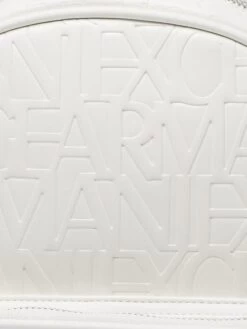 ARMANI EXCHANGE LOGO ALL OVER Zaino Con Tasca -Borse Sconto armani exchange logo all over zaino con tasca bianco 8053616861567 6