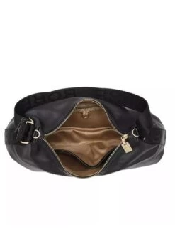 BORBONESE CLOUDETTE Borsa Morbida In Pelle -Borse Sconto borbonese cloudette borsa morbida in pelle nero 8053363481858 4