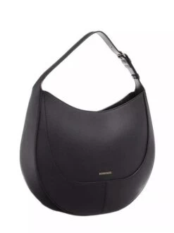 BORBONESE HOBO MEDIUM Borsa In Pelle A Spalla -Borse Sconto borbonese hobo medium borsa in pelle a spalla nero 8053363486914 2