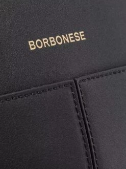 BORBONESE HOBO MEDIUM Borsa In Pelle A Spalla -Borse Sconto borbonese hobo medium borsa in pelle a spalla nero 8053363486914 3