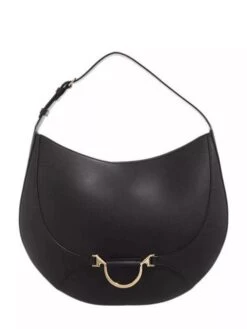 BORBONESE HOBO MEDIUM Borsa In Pelle A Spalla -Borse Sconto borbonese hobo medium borsa in pelle a spalla nero 8053363486914 4