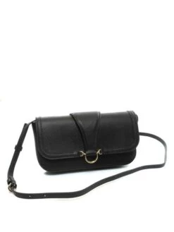 BORBONESE OVAL T Borsa Baguette In Pelle -Borse Sconto borbonese oval t borsa baguette in pelle nero 8053363459253 3