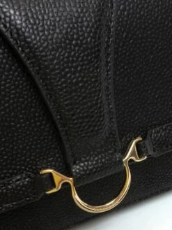 BORBONESE OVAL T Borsa Baguette In Pelle -Borse Sconto borbonese oval t borsa baguette in pelle nero 8053363459253 4