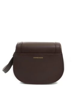 BORBONESE OVAL T Tracolla Piccola Con Patta -Borse Sconto borbonese oval t tracolla piccola con patta cioccolato 8053363497248 3