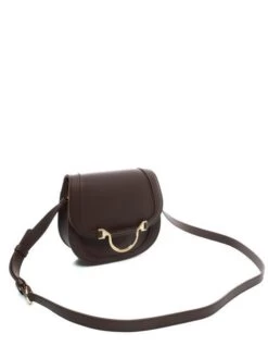 BORBONESE OVAL T Tracolla Piccola Con Patta -Borse Sconto borbonese oval t tracolla piccola con patta cioccolato 8053363497248 4