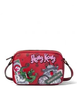 BRACCIALINI CARTOLINE HONG KONG Borsa A Tracolla 8 BRACCIALINI CARTOLINE HONG KONG Borsa A Tracolla -Borse Sconto braccialini cartoline hong kong borsa a tracolla fantasia 8052991200350 2