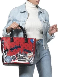 BRACCIALINI CARTOLINE NEW YORK Borsa A Mano Con Tracolla