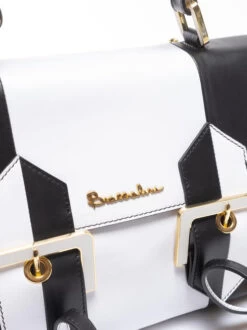 BRACCIALINI GRACE Mini Bag A Mano Con Tracolla -Borse Sconto braccialini grace mini bag a mano con tracolla nero bianco 8052991029692 2