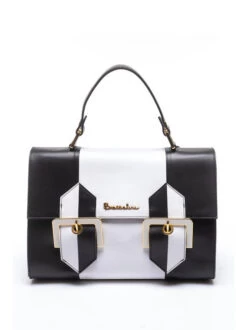 BRACCIALINI GRACE Mini Bag A Mano Con Tracolla -Borse Sconto braccialini grace mini bag a mano con tracolla nero bianco 8052991029692 3
