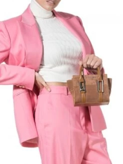 BRACCIALINI HELLEN Micro Bag In Pelle -Borse Sconto braccialini hellen micro bag in pelle cuoio 8052991151294 3