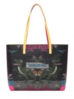 BRACCIALINI JACQUARD Borsa A Spalla -Borse Sconto braccialini jacquard borsa a spalla nero dino 8052991098551 2