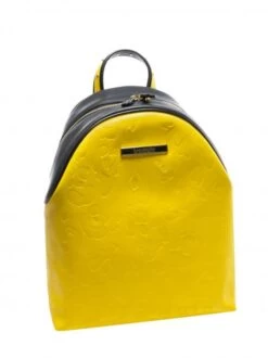 BRACCIALINI LOLA Zaino In Pelle -Borse Sconto braccialini lola zaino in pelle giallo 8052991124243 1