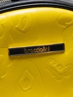 BRACCIALINI LOLA Zaino In Pelle -Borse Sconto braccialini lola zaino in pelle giallo 8052991124243 3