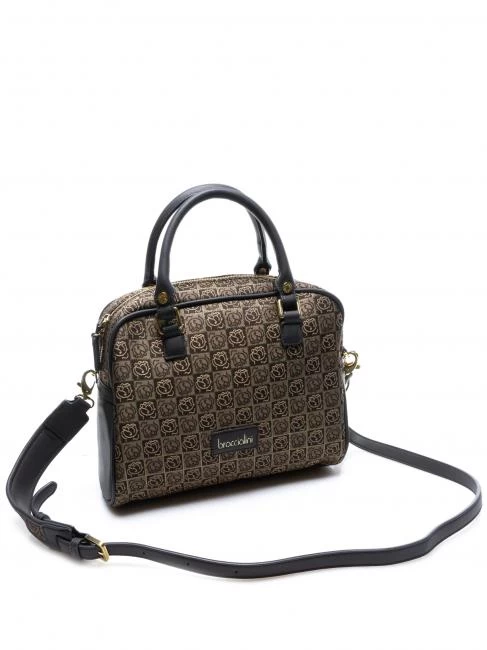 BRACCIALINI MONOGRAM Borsa Bauletto In Tessuto Jacquard 4 BRACCIALINI MONOGRAM Borsa Bauletto In Tessuto Jacquard - immagine 2