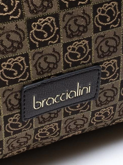 BRACCIALINI MONOGRAM Borsa Bauletto In Tessuto Jacquard 5 BRACCIALINI MONOGRAM Borsa Bauletto In Tessuto Jacquard - immagine 3