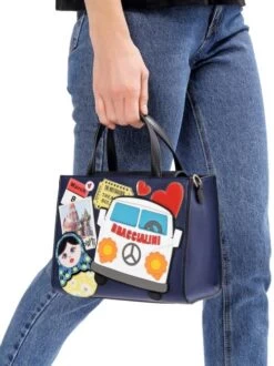 BRACCIALINI STICKERS Borsa A Mano Con Tracolla -Borse Sconto braccialini stickers borsa a mano con tracolla fantasia 8052991140175 1