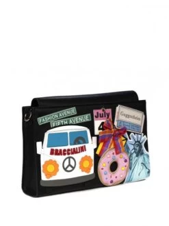 BRACCIALINI STICKERS Borsa A Tracolla -Borse Sconto braccialini stickers borsa a tracolla fantasia 8052991140168 4