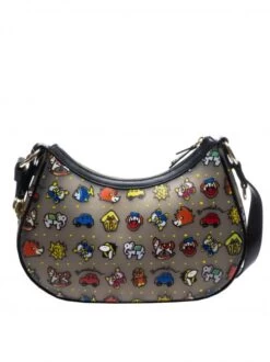 BRACCIALINI TEMINI Borsa A Spalla Trasparente -Borse Sconto braccialini temini borsa a spalla trasparente gum nero 8052991106836 2