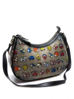 BRACCIALINI TEMINI Borsa A Spalla Trasparente -Borse Sconto braccialini temini borsa a spalla trasparente gum nero 8052991106836 4