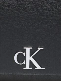 CALVIN KLEIN CK JEANS MINIMAL MONOGRAM Borsa Con Flap A Tracolla -Borse Sconto calvin klein ck jeans minimal monogram borsa con flap a tracolla black 8720107700796 3