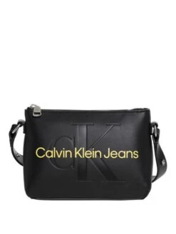 CALVIN KLEIN CK JEANS SCULPTED Camera Bag A Tracolla -Borse Sconto calvin klein ck jeans sculpted camera bag a tracolla black fashion black 8720107701847 1