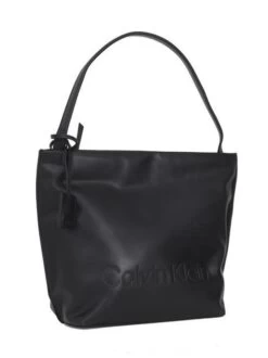 CALVIN KLEIN CK SET Borsa A Spalla -Borse Sconto calvin klein ck set borsa a spalla ckblack 8719856920869 2