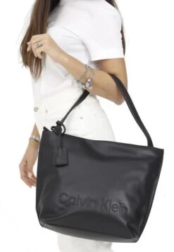 CALVIN KLEIN CK SET Borsa A Spalla -Borse Sconto calvin klein ck set borsa a spalla ckblack 8719856920869 3