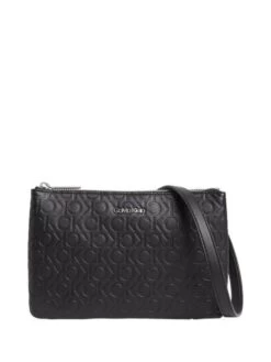 CALVIN KLEIN MUST DBL EMBOSSED Borsa A Tracolla 9 CALVIN KLEIN MUST DBL EMBOSSED Borsa A Tracolla -Borse Sconto calvin klein must dbl embossed borsa a tracolla ckblack 8719856983123 3