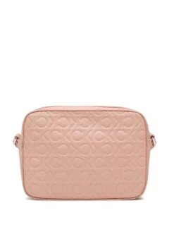 CALVIN KLEIN RE-LOCK EMBOSSED Camera Bag A Tracolla -Borse Sconto calvin klein re lock embossed camera bag a tracolla cafe au lait 8719856983277 2