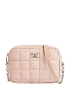 CALVIN KLEIN RE-LOCK QUILT Borsa A Tracolla In Nylon -Borse Sconto calvin klein re lock quilt borsa a tracolla in nylon cafe au lait 8720107789968 2