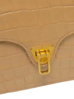 COCCINELLE BEAT CROCO SHINY Borsa In Pelle Tracolla Catena