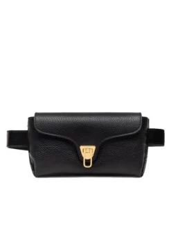 COCCINELLE BEAT SOFT Tracolla / Marsupio In Pelle -Borse Sconto coccinelle beat soft tracolla marsupio in pelle nero 8059978387356 5