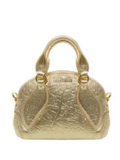 COCCINELLE COLETTE Mini Bag In Pelle Laminata -Borse Sconto coccinelle colette mini bag in pelle laminata golden 8059978392862 3