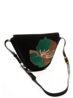 COCCINELLE JOSEPHINE PATCH FIORE Borsa In Suede E Pelle -Borse Sconto coccinelle josephine patch fiore borsa in suede e pelle multicolor noir 8059978370396 3