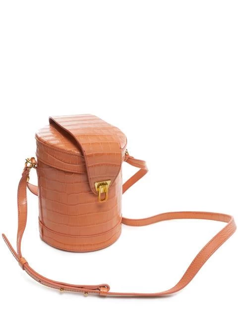 COCCINELLE ORCHESTRA CROCO SHINY SOFT Borsa Secchiello 3 COCCINELLE ORCHESTRA CROCO SHINY SOFT Borsa Secchiello