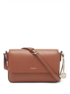 DKNY BRYANT Mini Bag A Tracolla In Pelle -Borse Sconto dkny bryant mini bag a tracolla in pelle caramel 795733076384 3