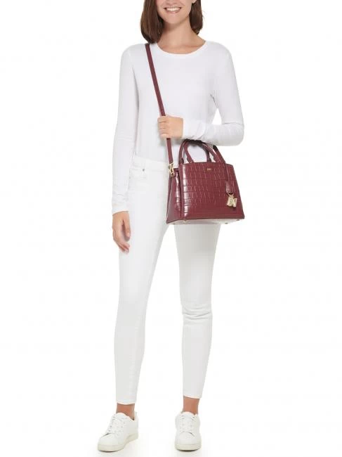 DKNY PAIGE Borsa A Mano In Pelle Stampa Cocco 7 DKNY PAIGE Borsa A Mano In Pelle Stampa Cocco - immagine 5