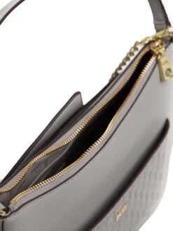 DKNY SIMONA Borsa In Pelle Con Bustina -Borse Sconto dkny simona borsa in pelle con bustina grey melange 755404995390 4