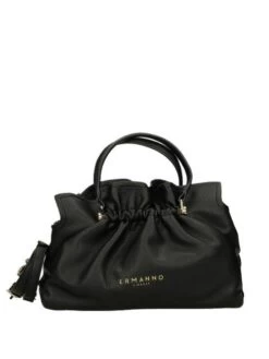 ERMANNO SCERVINO OCTAVIA Tote Bag Arricciata 7 ERMANNO SCERVINO OCTAVIA Tote Bag Arricciata -Borse Sconto ermanno scervino octavia tote bag arricciata black 8051978399902 2
